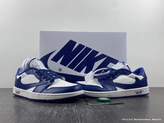 Official Maikesneakers AIR JORDAN X X OFF-WHITE CUSTOM SCOTT DM7890-101 TRAVIS 1 0808